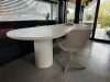 Betonlooktafel Plat ovaal RK